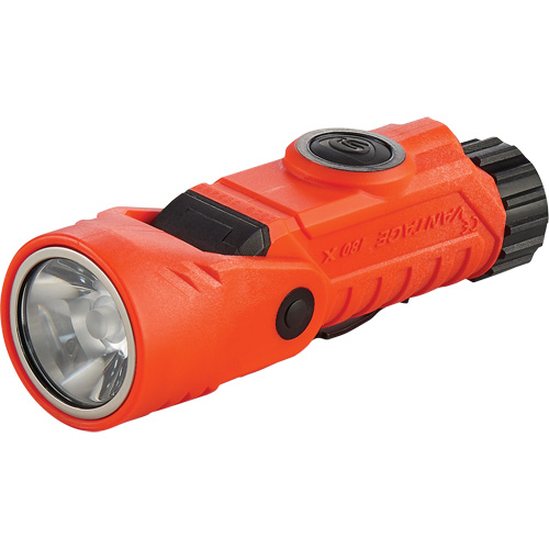 Vantage® 180 X Multi-Fuel Helmet/Right Angle Flashlight, LED, Rechargeable/CR123A Batteries, Nylon Polymer