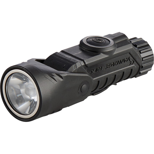 Vantage® 180 X Multi-Fuel Helmet/Right Angle Flashlight, LED, Rechargeable/CR123A Batteries, Nylon Polymer