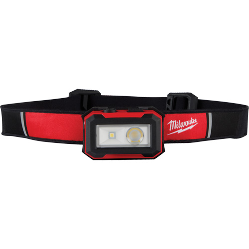 Magnetic Headlamp & Task Light, LED, 450 Lumens, 2.5 Hrs. Run Time, Rechargeable Batteries