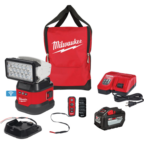Utility Remote Control Search Light Kit, LED, 4250 Lumens