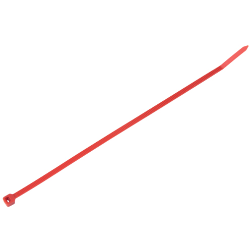 Intermediate Cable Ties, 8" Long, 40 lbs. Tensile Strength, Red