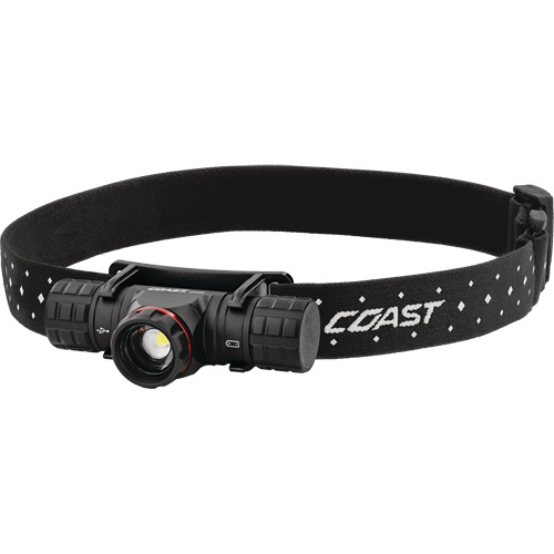XPH30R Headlamp, LED, 1000 Lumens, 41 Hrs. Run Time, Rechargeable/CR123 Batteries