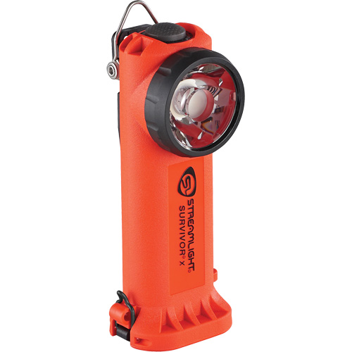 Survivor X Right-Angle Firefighter Flashlight, LED, 250 Lumens