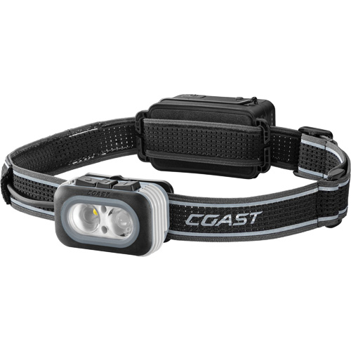 RL20R Tri-Colour Headlamp, LED, 1000 Lumens, 8 Hrs. Run Time, Rechargeable Batteries