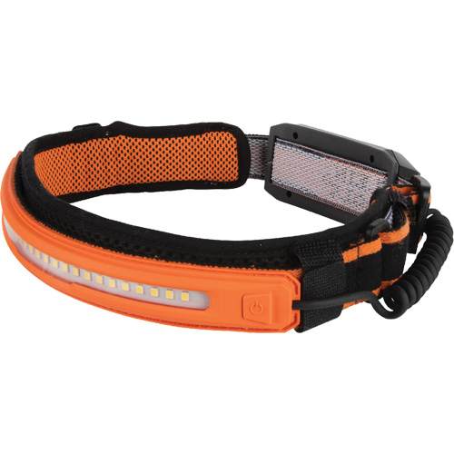 Widebeam Headlamp with Strap, LED, 575 Lumens, 4 Hrs. Run Time, Rechargeable Batteries