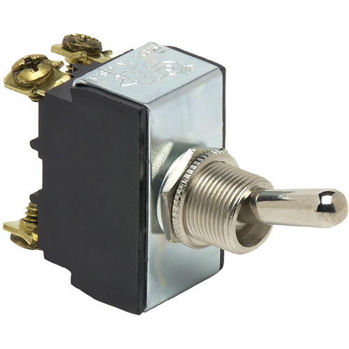 DPST Standard Heavy-Duty 4-Terminal Toggle Switch