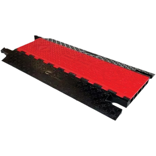 Cable Protector, 5 Channels, 36" L x 19.8" W x 2" H