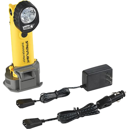 Survivor Pivot® Magnetic Flashlight, LED, 325 Lumens, Rechargeable Batteries