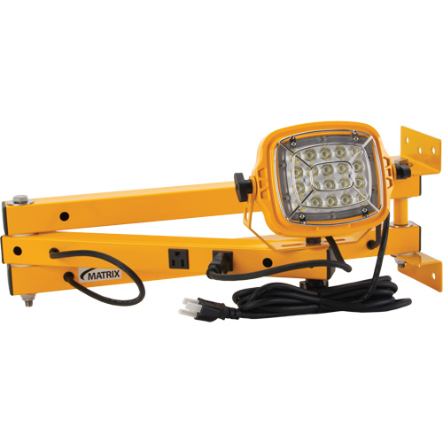 Dock Light, 40" Arm, 50 W, LED Lamp, Metal