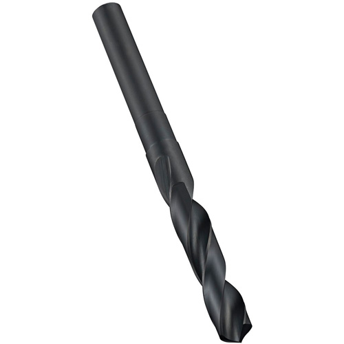Reduced Parallel Shank Drill Bit, 19/32", High Speed Steel, 3-1/8" Flute, 118° Point
