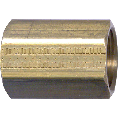 Pipe Coupling, Brass, 1/4"