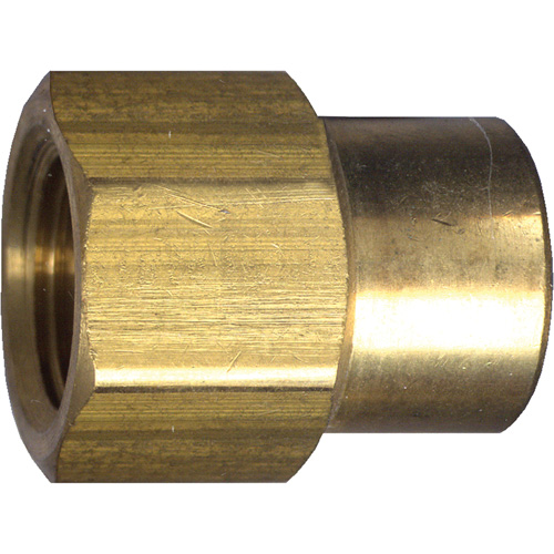 Reduced Pipe Coupling, Brass, 1/2" x 3/8"