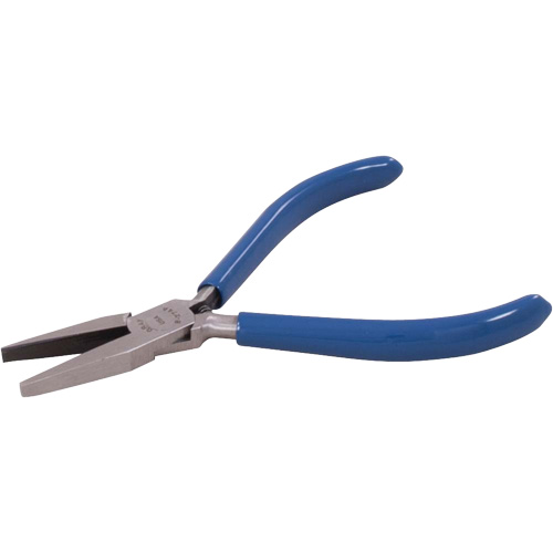 Miniature Flat Nose Pliers with Vinyl Grips, 4-1/2" L
