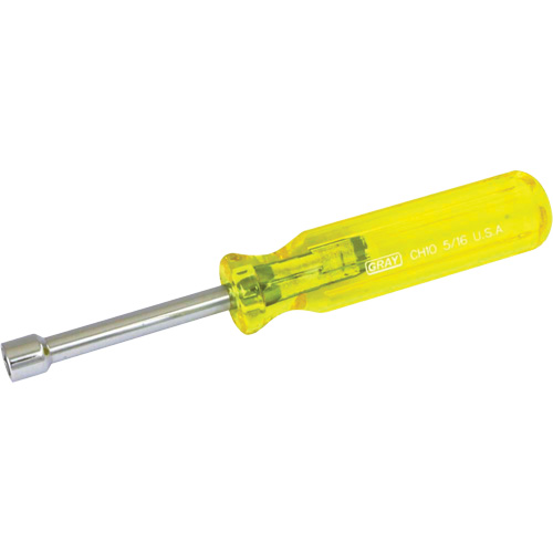 SAE Nut Driver, 5/16" Drive, 6-5/8" L