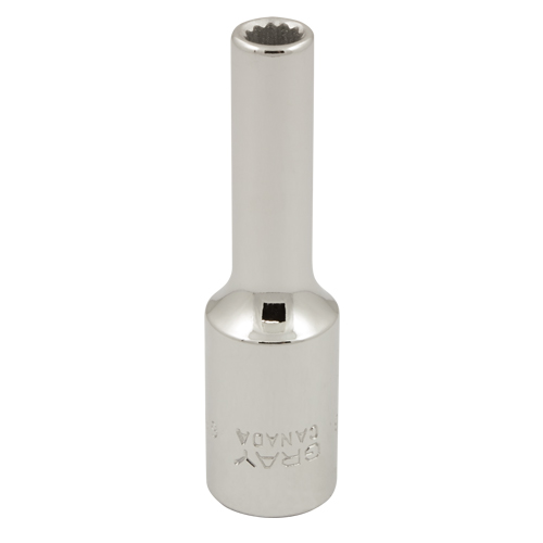 Socket, 9 mm, 3/8" Drive, 12 Points, Deep