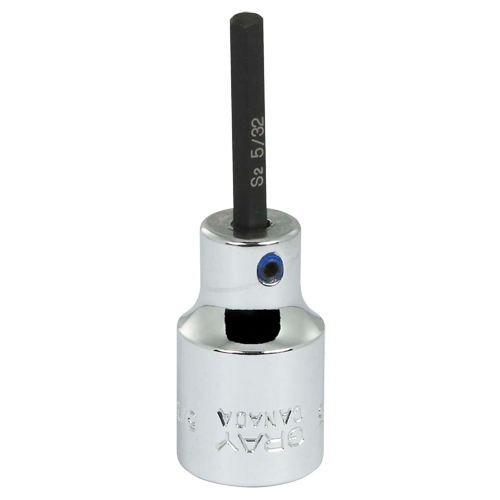 Bit Socket, 5/16" x 2-1/4" L, 3/8" Drive