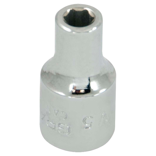 Socket, 7/16", 1/4" Drive, 6 Points