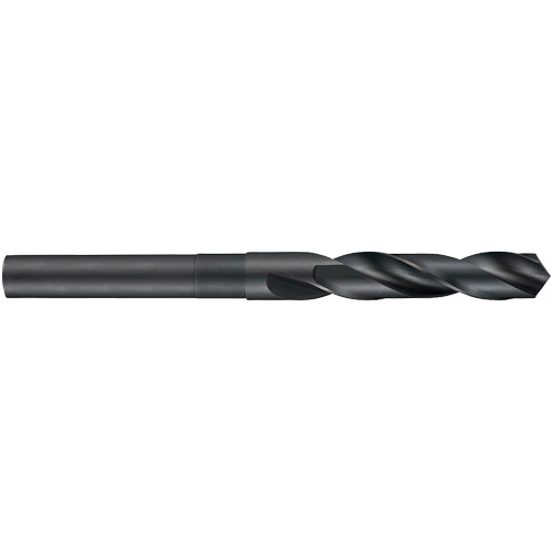 Reduced Parallel Shank Drill Bit, 1-1/8", High Speed Steel, 3" Flute, 118° Point