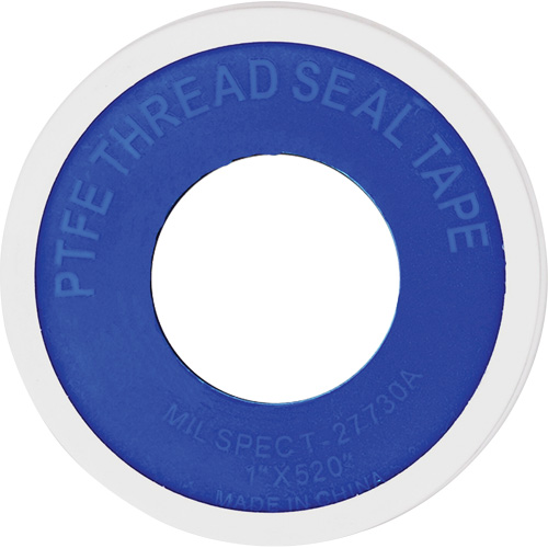 PTFE Thread Tape, 520" L x 1" W, White