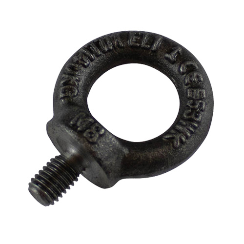 Eye Bolt, 1/8" Dia., 1/2" L, Uncoated Natural Finish, 300 lbs. (0.15 tons) Capacity